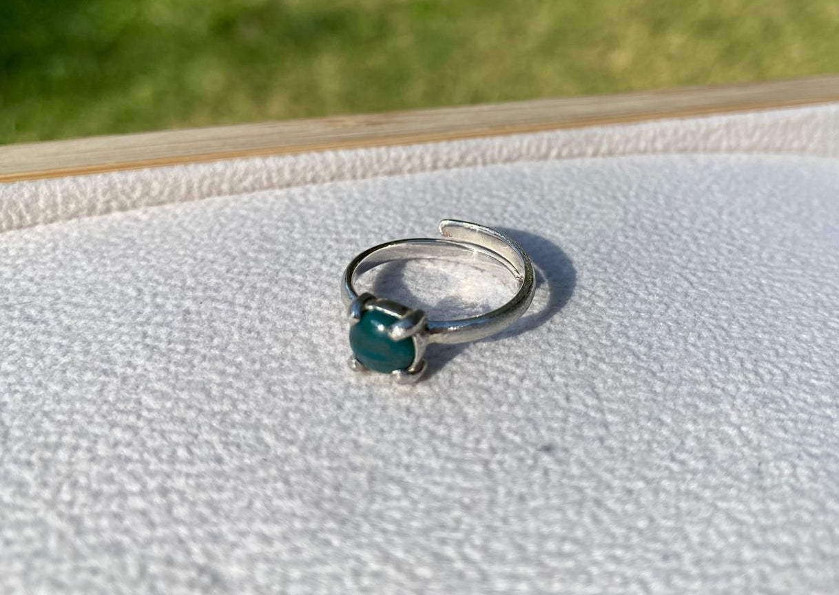 Anillo de plata ajustable