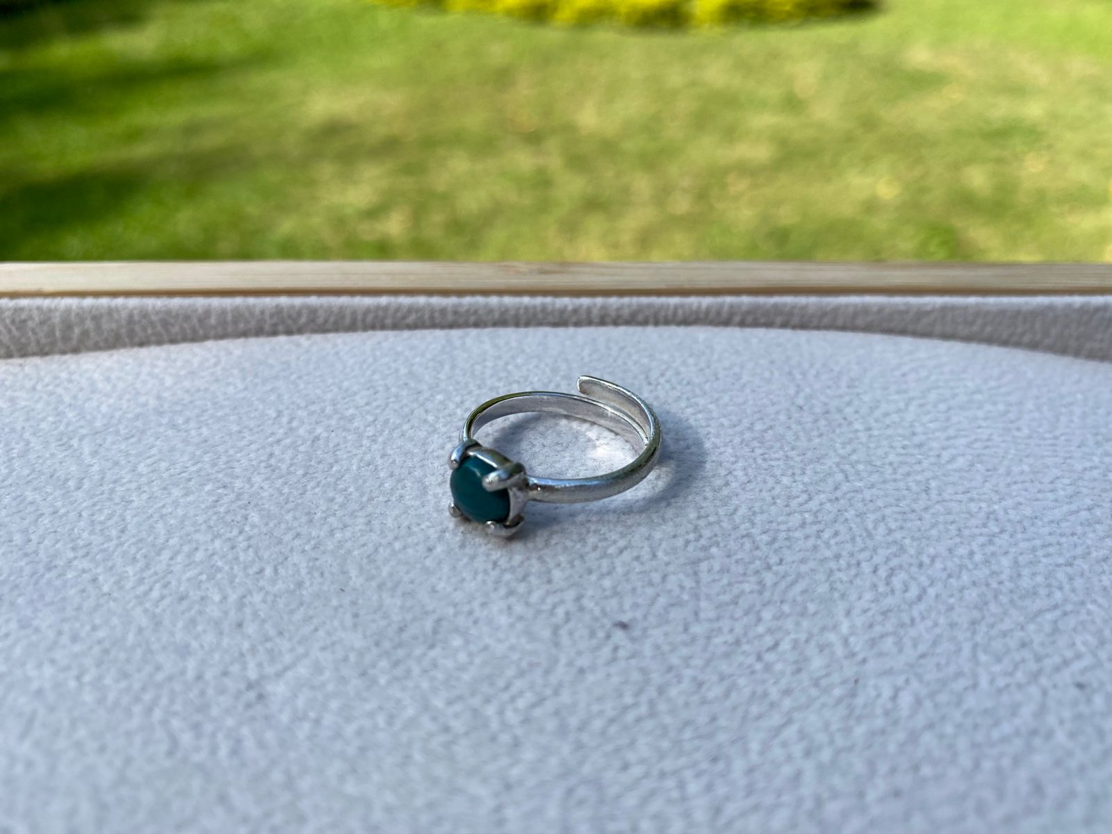 Anillo de plata ajustable