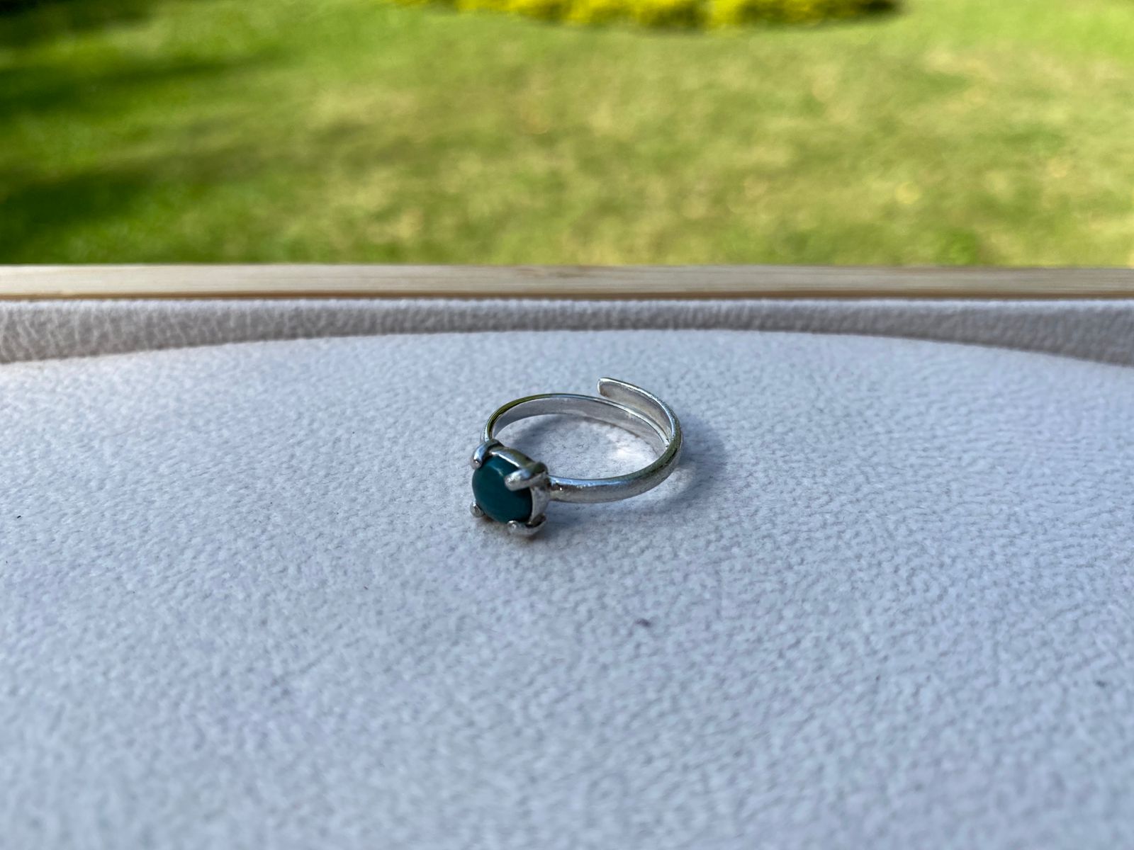 Anillo de plata ajustable